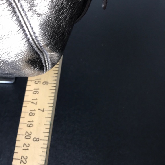 COACH Metallic Gold Large Maggie Mia Handbag - Picture 4 of 8